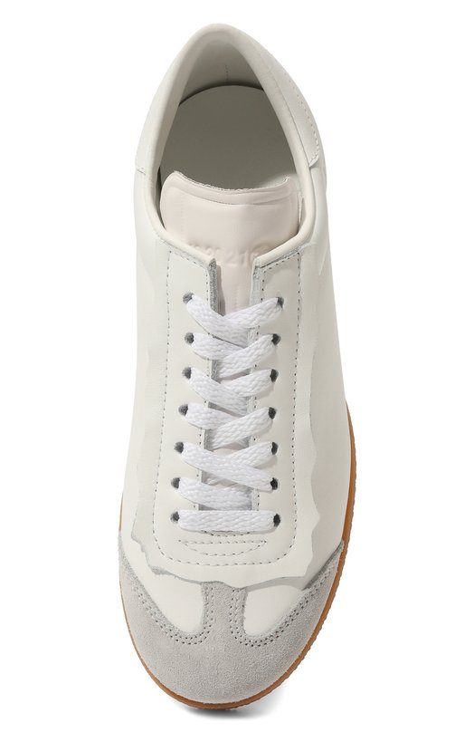 фото Кожаные кеды feather maison margiela