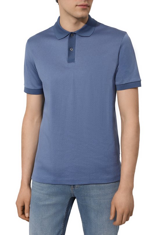 фото Хлопковое поло boss