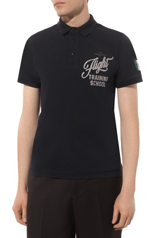 фото Хлопковое поло aeronautica militare