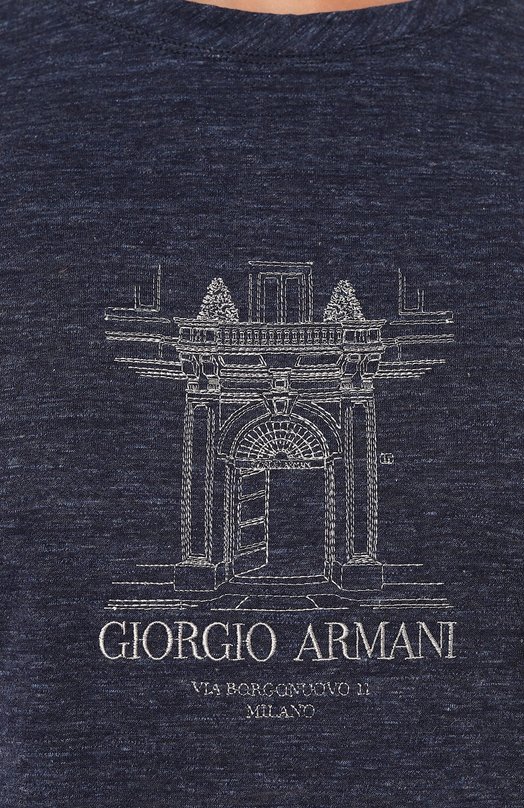 фото Хлопковая футболка giorgio armani