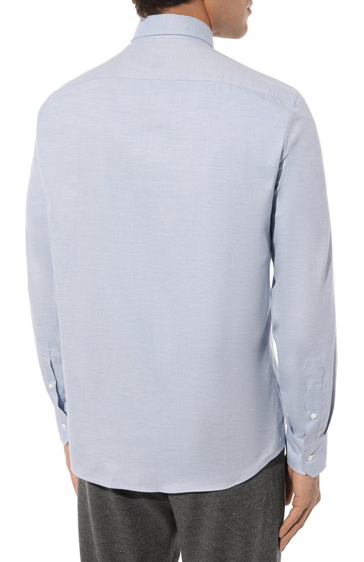 фото Хлопковая рубашка brunello cucinelli