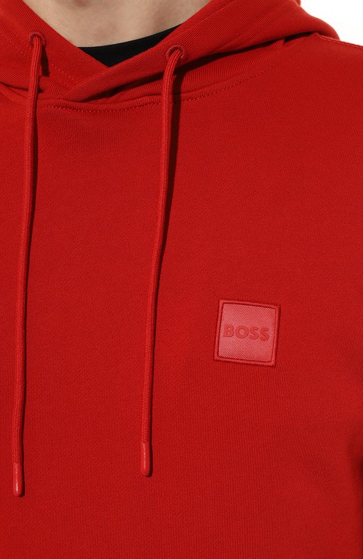 фото Хлопковое худи boss orange