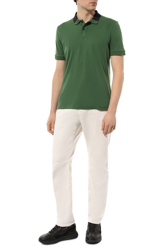 фото Кожаные кроссовки hugo