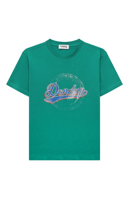 Хлопковая футболка Dondup Kids