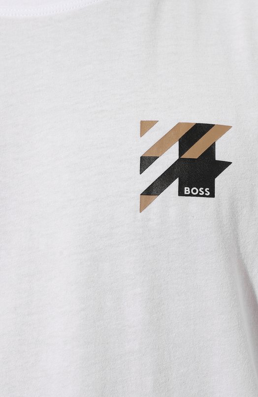 фото Хлопковая футболка boss