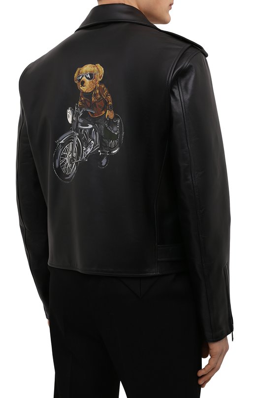 фото Кожаная куртка ralph lauren