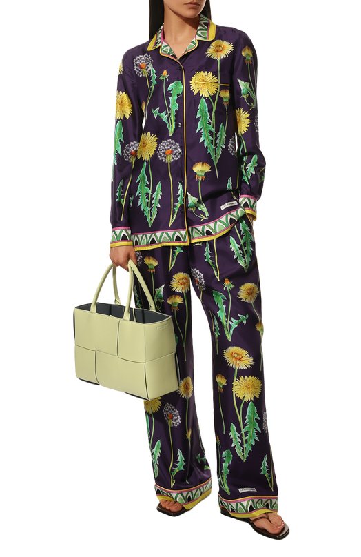 фото Шелковая рубашка dolce & gabbana