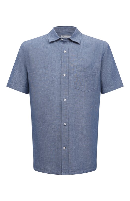 фото Рубашка изо льна и хлопка loro piana