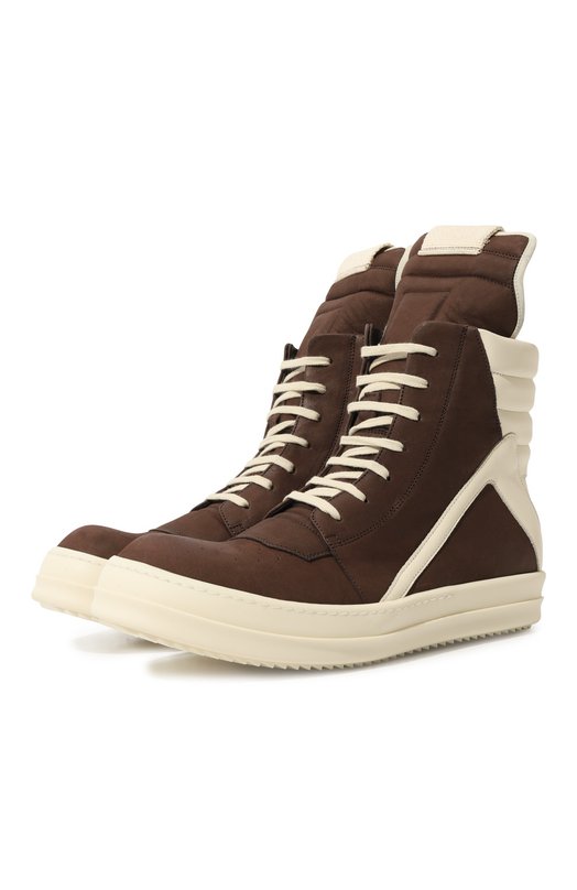 фото Кожаные ботинки luxor geobasket rick owens