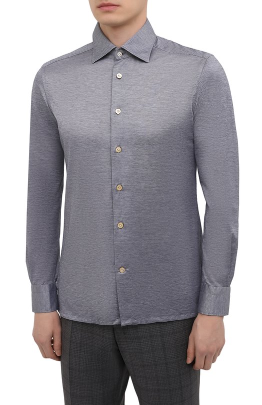 фото Хлопковая рубашка kiton