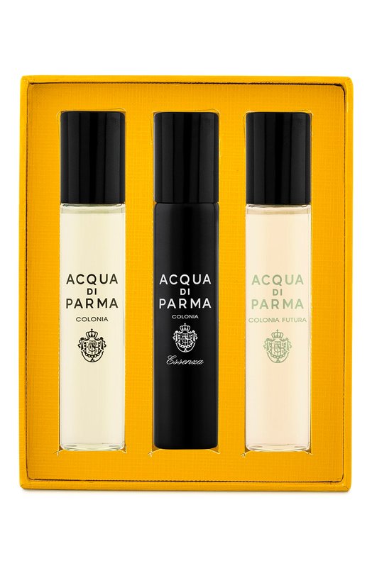 Набор одеколонов Colonia + Essenza Futura (3x12ml) Acqua di Parma. Цвет: бесцветный
