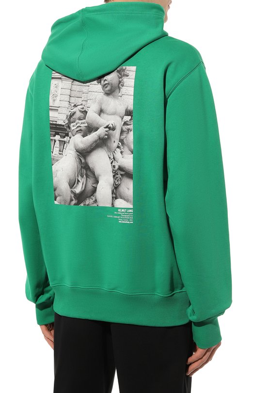 фото Хлопковое худи helmut lang