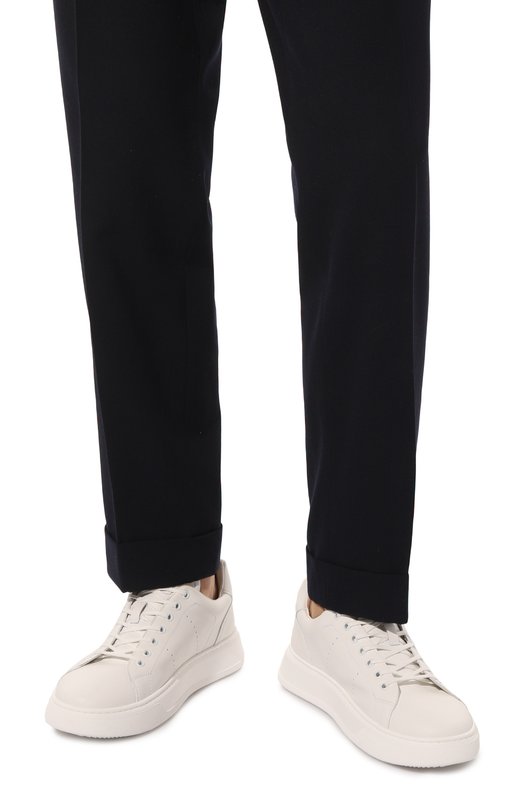 фото Кожаные кеды milan bogner