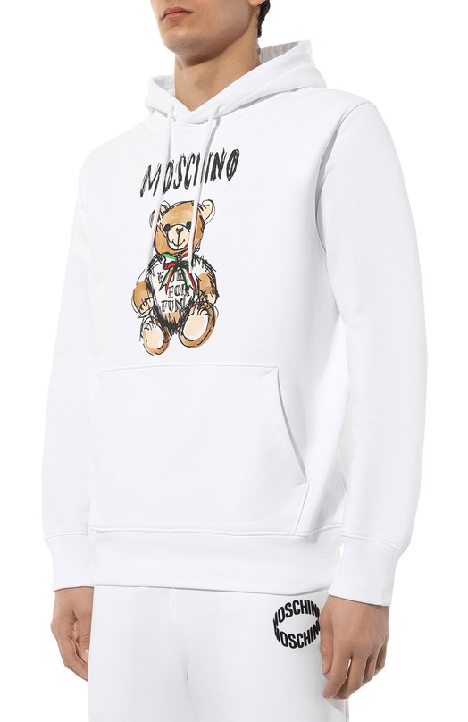 фото Хлопковое худи moschino