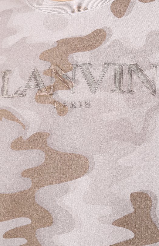 фото Хлопковый свитшот lanvin