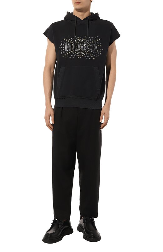 фото Хлопковое худи hugo