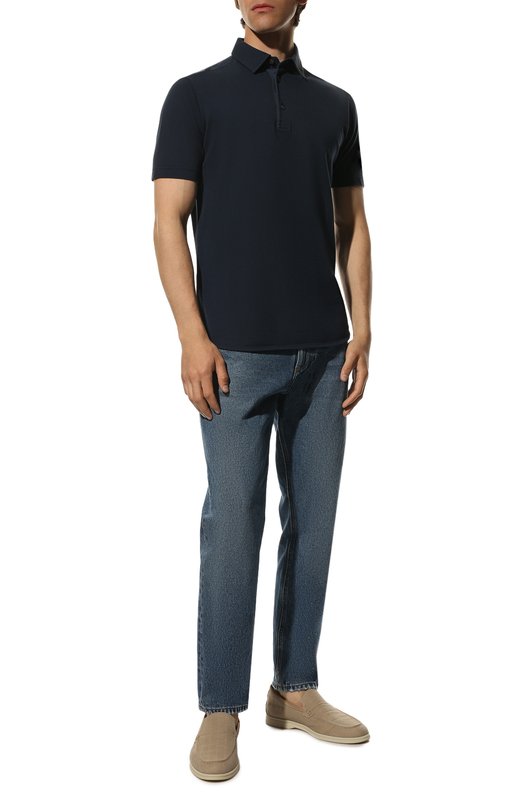 фото Хлопковое поло loro piana