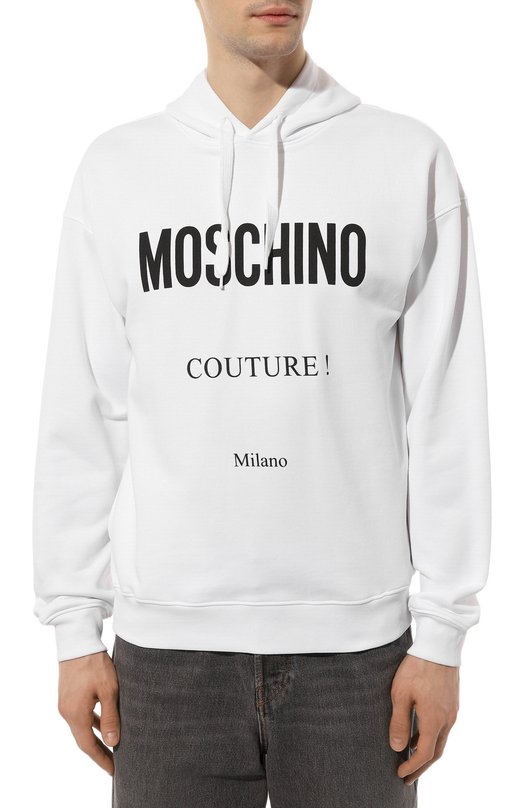 фото Хлопковое худи moschino