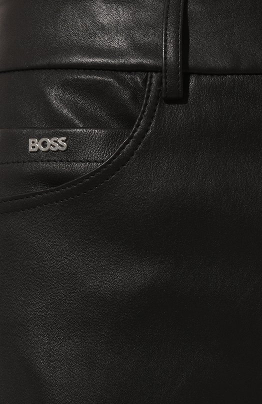 фото Кожаные брюки boss