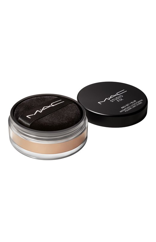 фото Рассыпчатая пудра studio fix pro set + blur weightless loose powder, medium deep (6.5g) mac