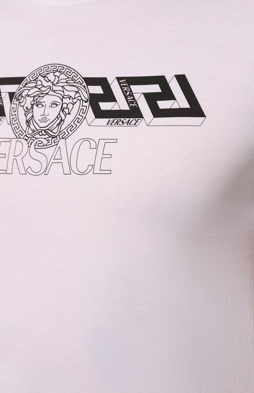 фото Хлопковая футболка versace