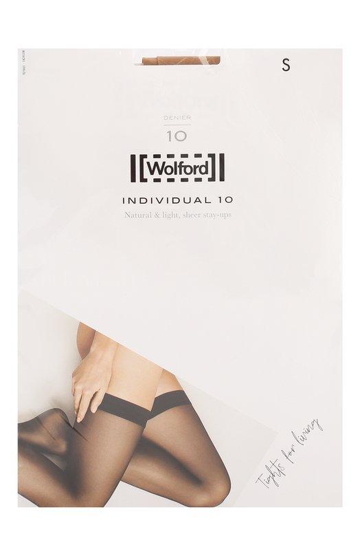 фото Чулки с кружевной отделкой wolford