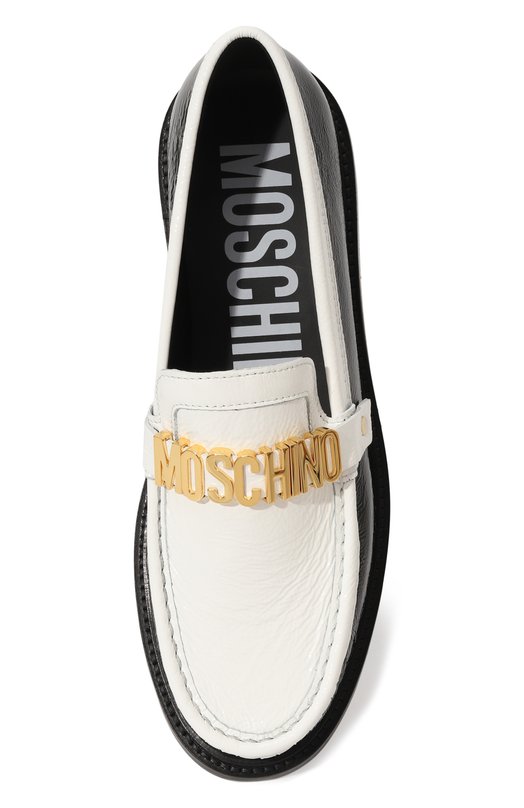 фото Кожаные лоферы moschino