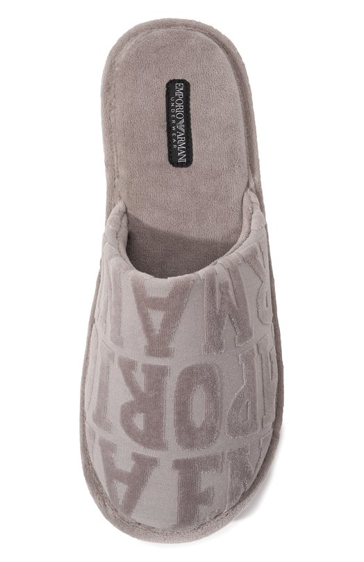 фото Текстильные домашние туфли emporio armani