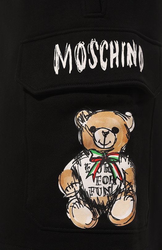 фото Хлопковые шорты moschino