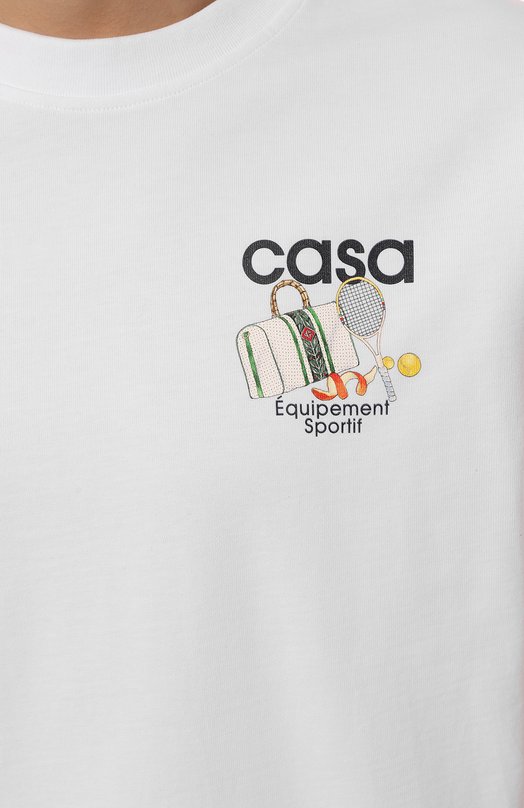 фото Хлопковая футболка casablanca