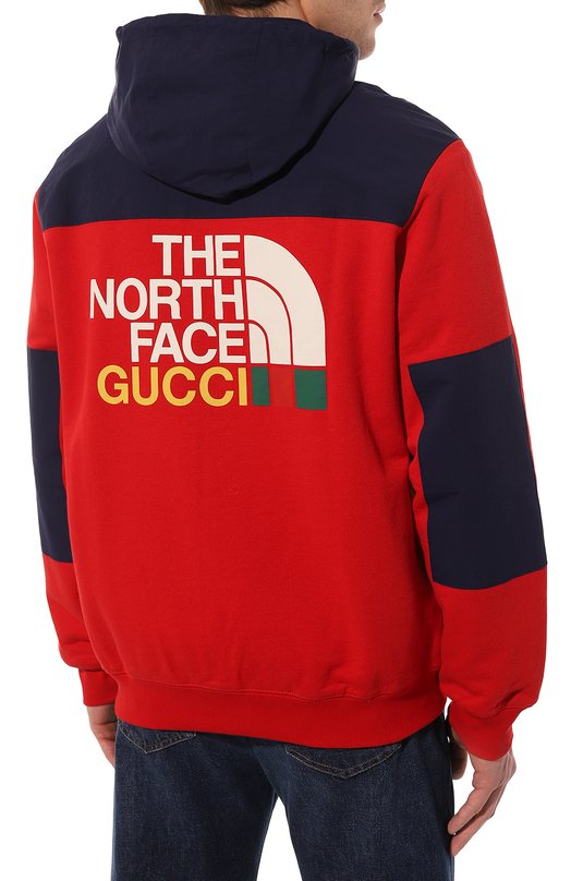 фото Хлопковая толстовка the north face x gucci gucci