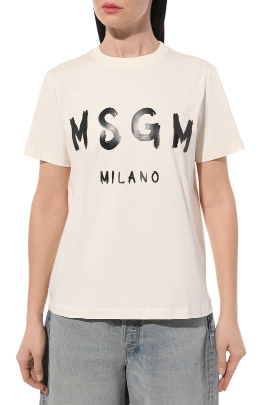 фото Хлопковая футболка msgm