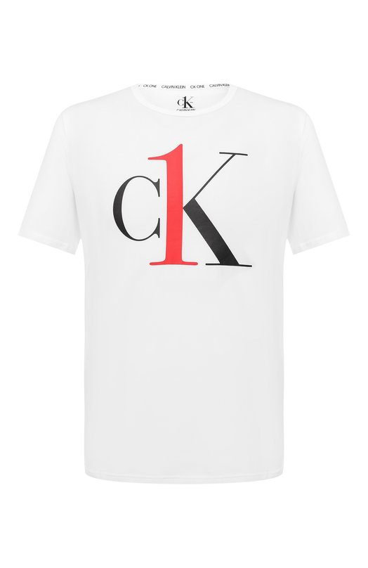 Хлопковая футболка Calvin Klein. Цвет: белый