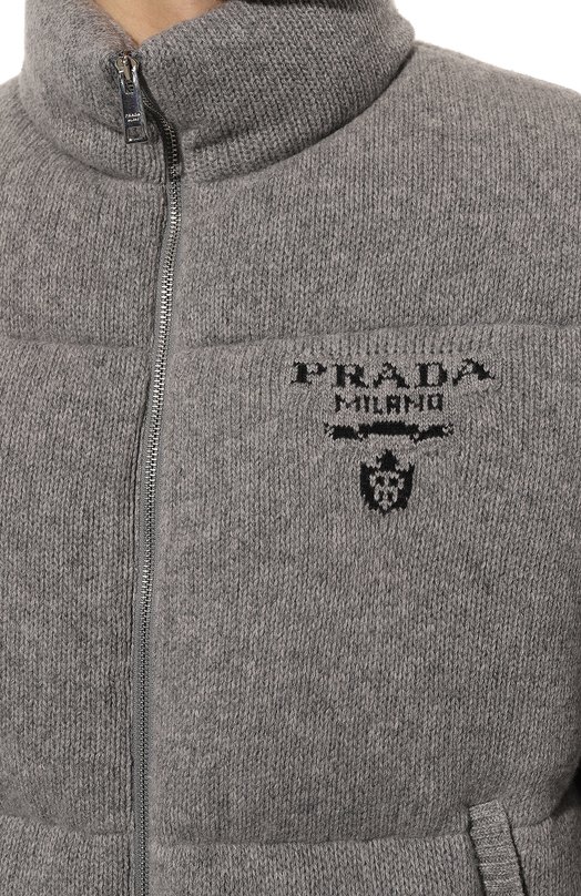 фото Пуховик из шерсти и кашемира prada