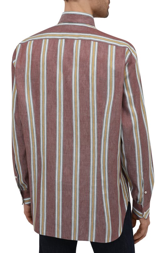 фото Рубашка изо льна и хлопка zilli