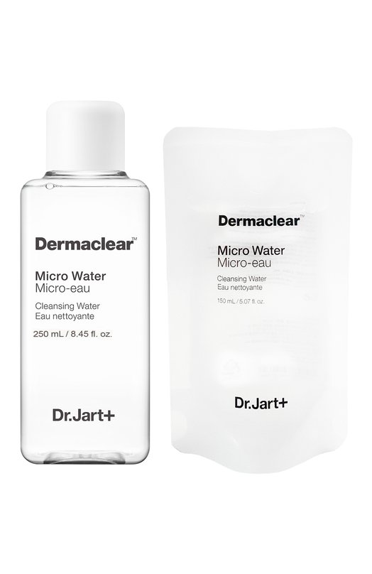 фото Биоводородная вода для очищения и тонизирования кожи dermaclear (250+150ml) dr.jart+