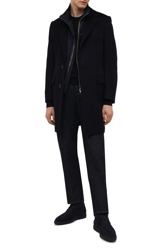 фото Замшевые ботинки santoni