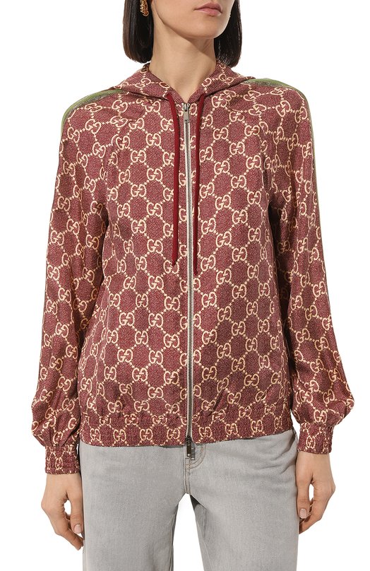 фото Шелковая толстовка gucci