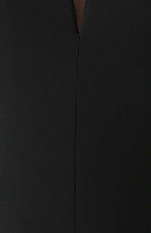 фото Шелковое платье-макси с полупрозрачной вставкой tom ford