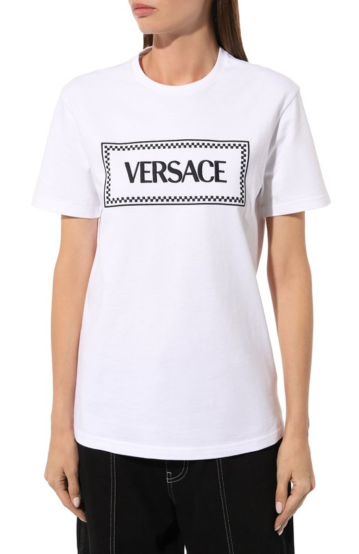 фото Хлопковая футболка versace