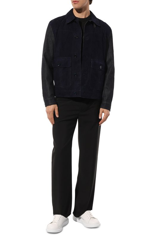 фото Комбинированный бомбер brioni