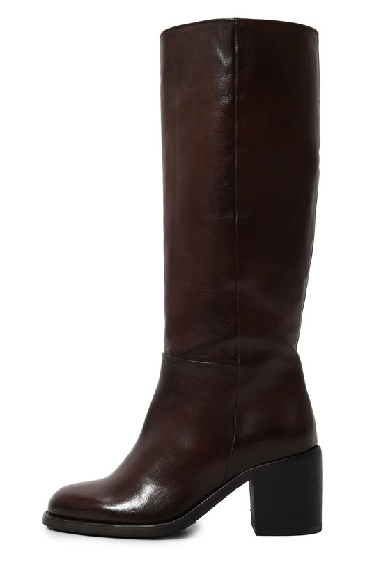 фото Кожаные сапоги pantanetti