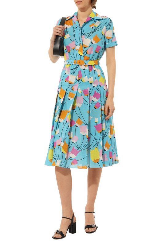 фото Платье из хлопка и льна gucci