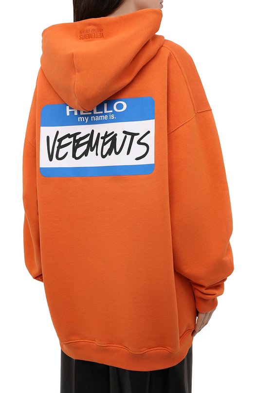 фото Хлопковое худи vetements