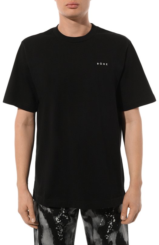 фото Хлопковая футболка rohe