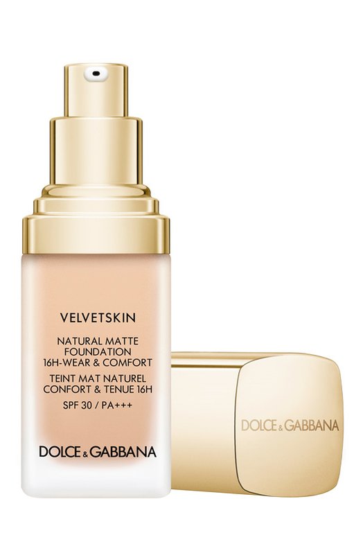 фото Матирующее тональное средство-флюид velvetskin, оттенок sateen 125 (30ml) dolce & gabbana