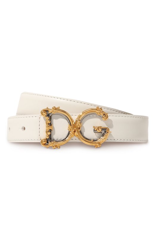 фото Кожаный ремень dg amor dolce & gabbana