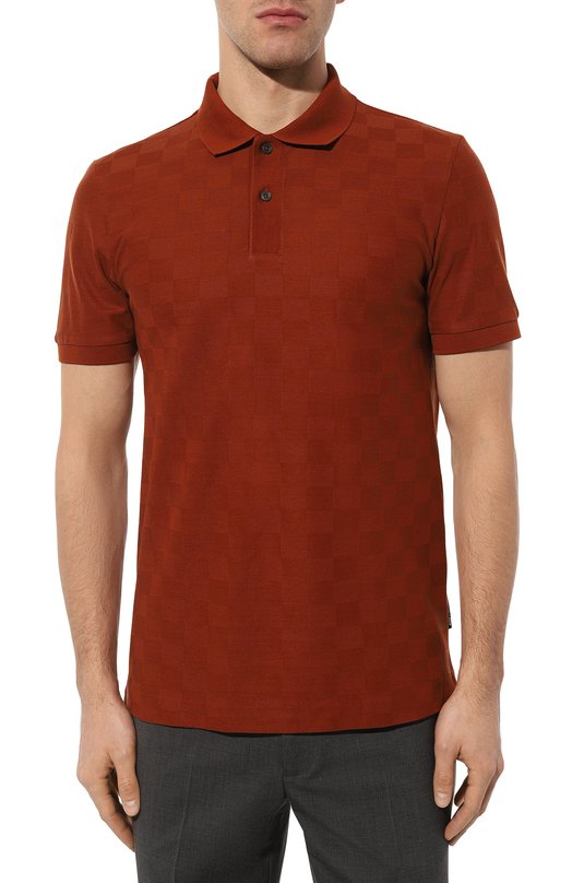 фото Хлопковое поло boss