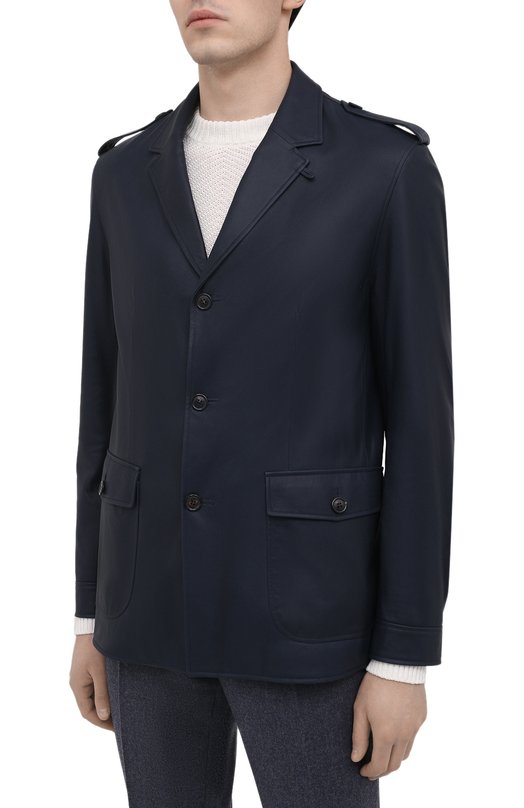 фото Кожаная куртка andrea campagna