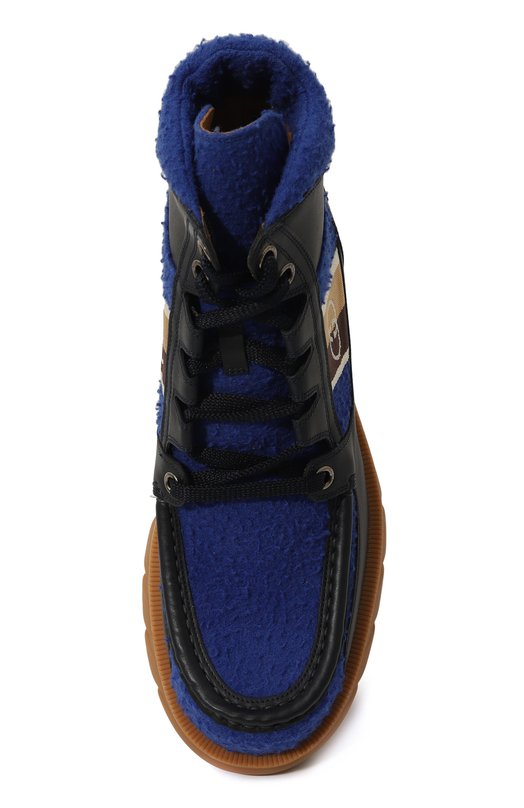 фото Комбинированные ботинки gucci